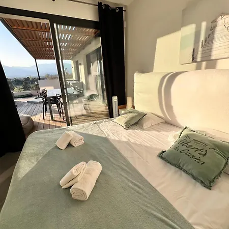 Porra Avec Piscine 8 Pers Vue Montagne Villa Porto-Vecchio (Corsica)